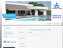 Tablet Screenshot of changer-toile-ou-store.com